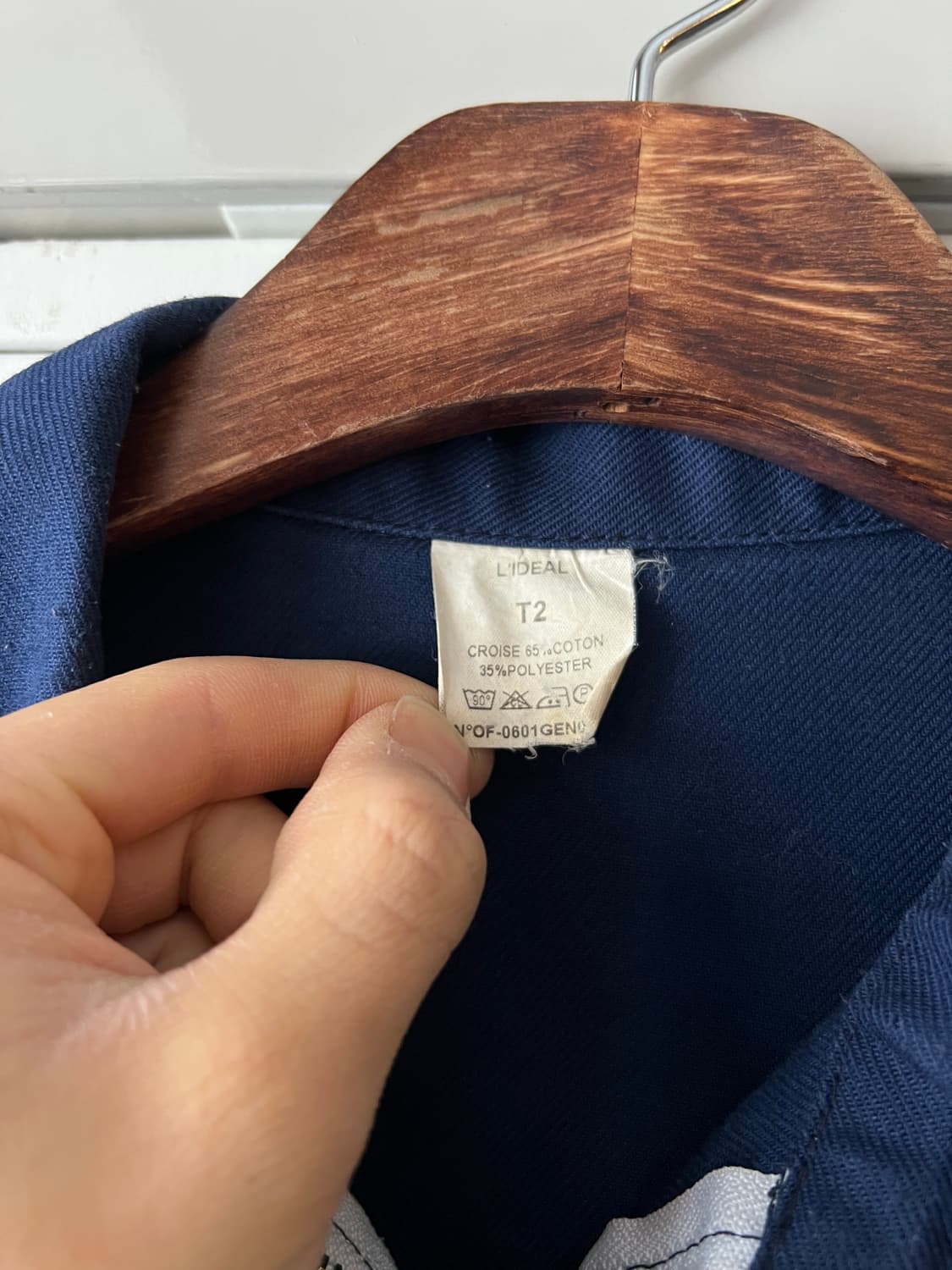 [M]90's 빈티지 2포켓 프렌치 워크 메카닉 자켓 상품이미지2