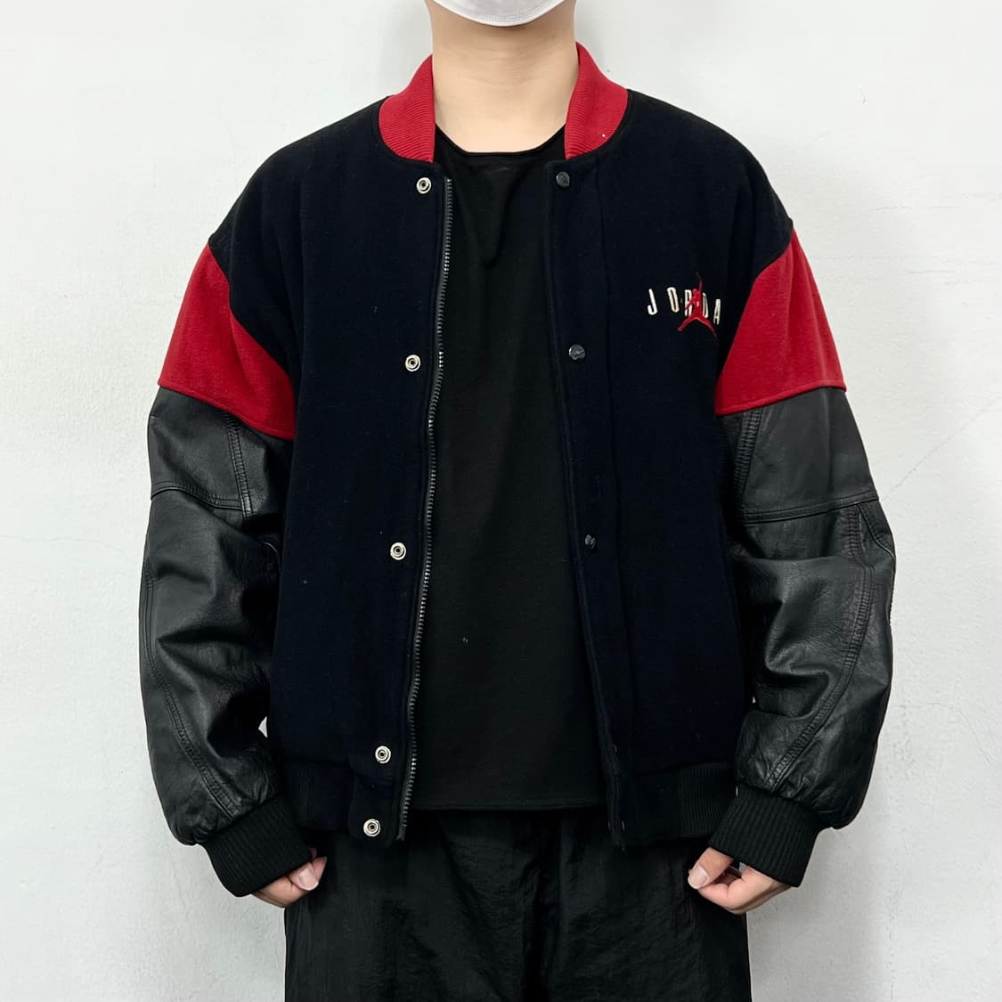 나이키 90s 에어조던 점프맨 레더암 바시티 자켓 상품이미지4