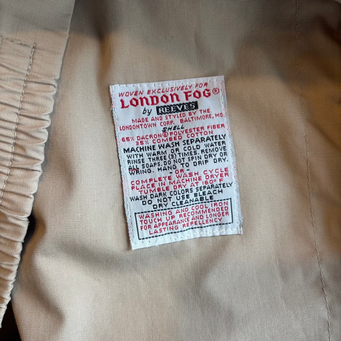 70년대 런던포그 해링턴 자켓 상품이미지8