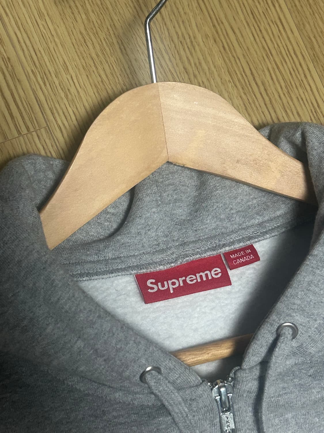 슈프림 스몰박스로고 후드집업 교환O 상품이미지2