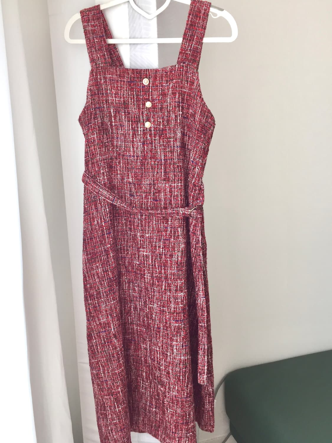 트위드 벨트원피스 상품이미지3