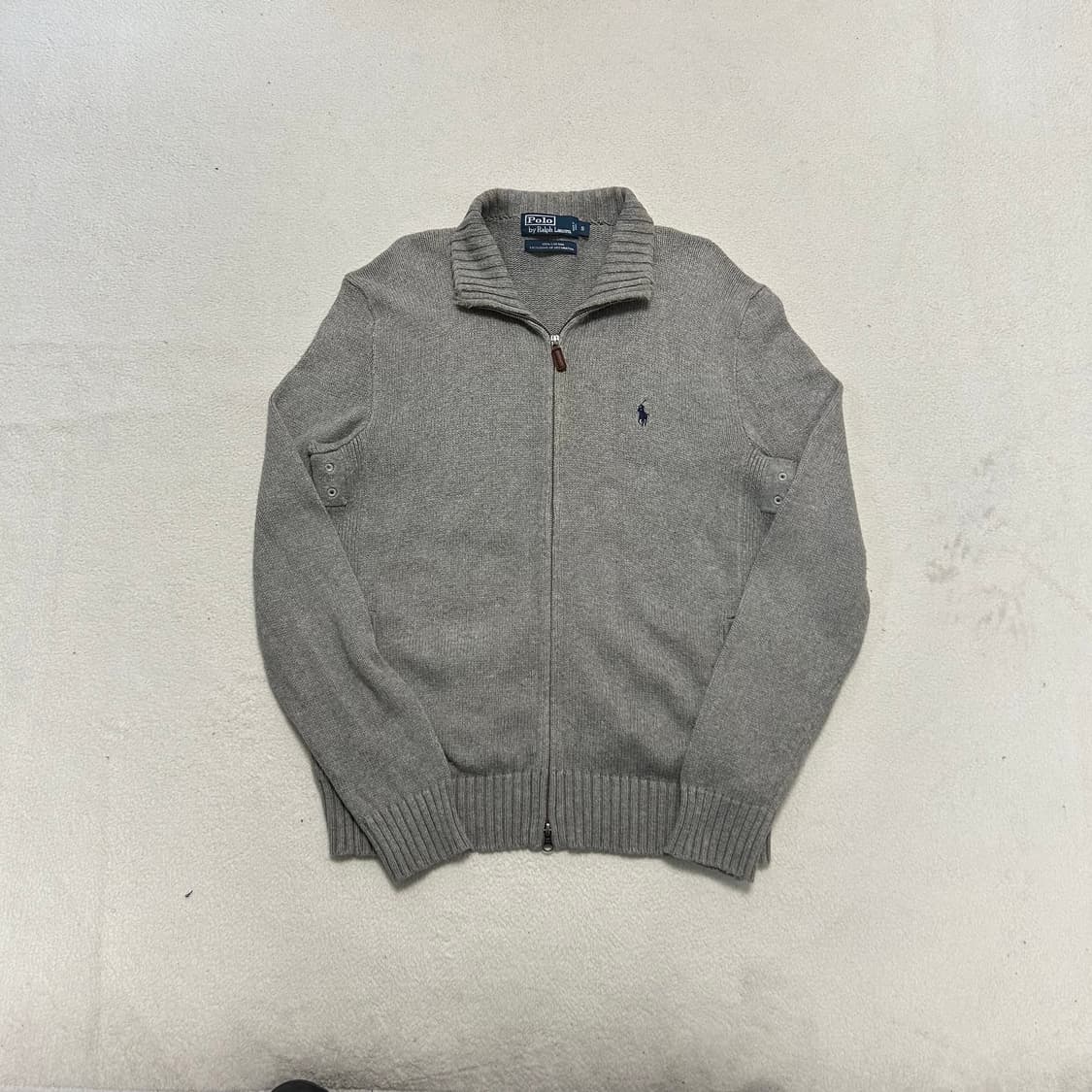 Polo Grey Knit Zip-up 상품이미지4