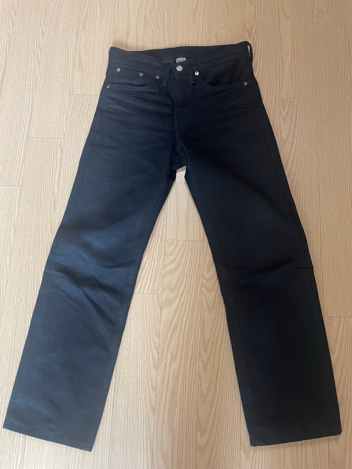 RRL 빈파포 블랙온블랙 28사이즈 상품이미지1