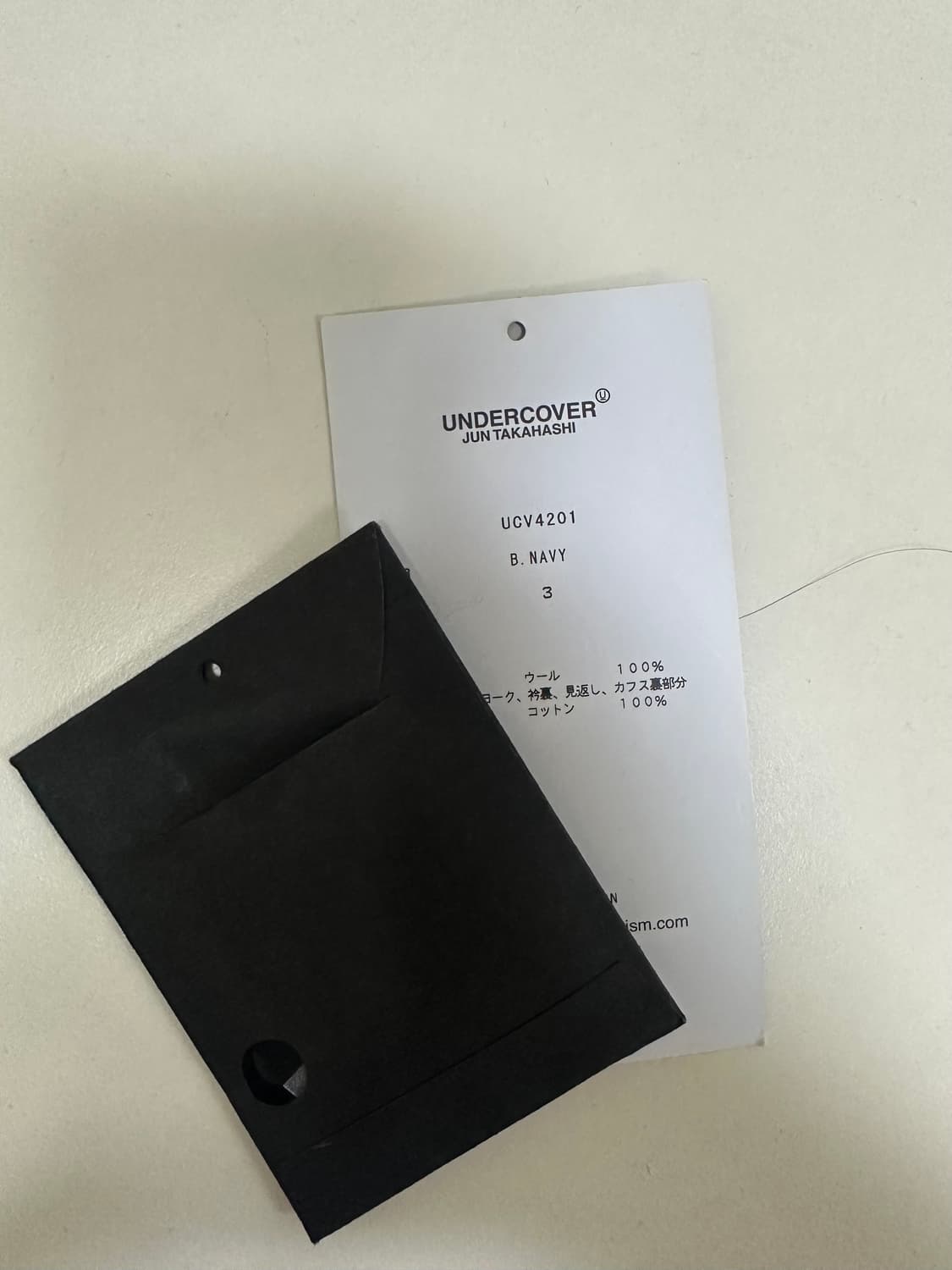 언더커버 18aw 축융 울 자켓 상품이미지7