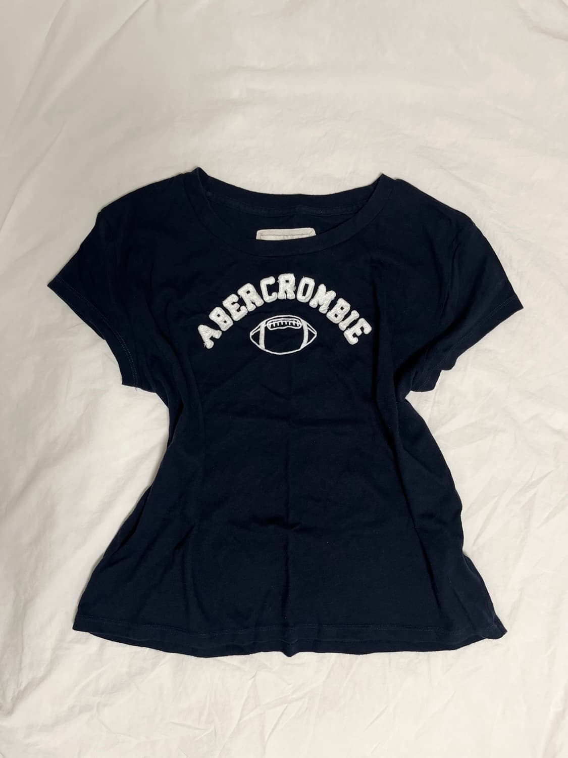 아베크롬비 y2k 천사핏 네이비 반팔 티셔츠 상품이미지1