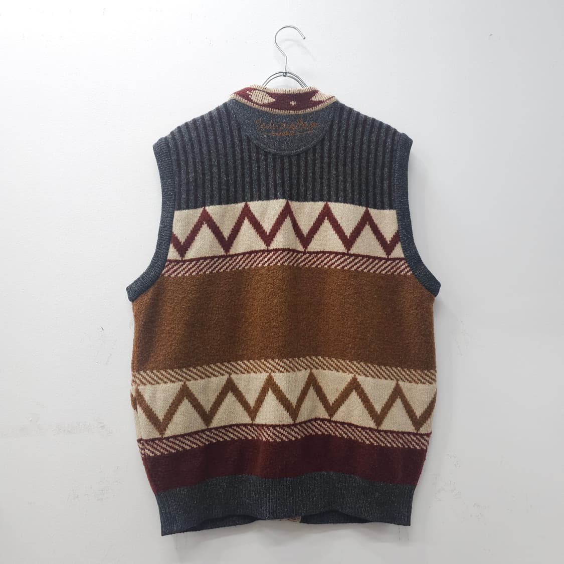 까스텔바작 스포츠 빈티지 울 니트 베스트 상품이미지6