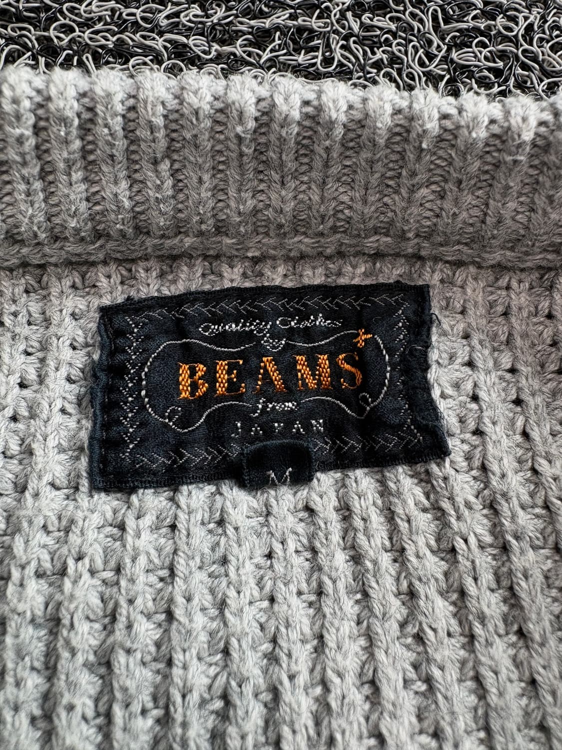 빔즈 재팬 오버핏 크루넥 니트 그레이 3139 상품이미지3