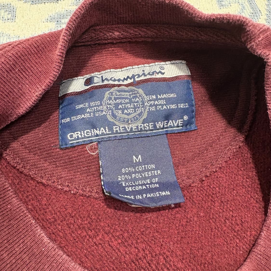90s Champion 리버스위브 코넬 빅 로고 맨투맨 상품이미지5