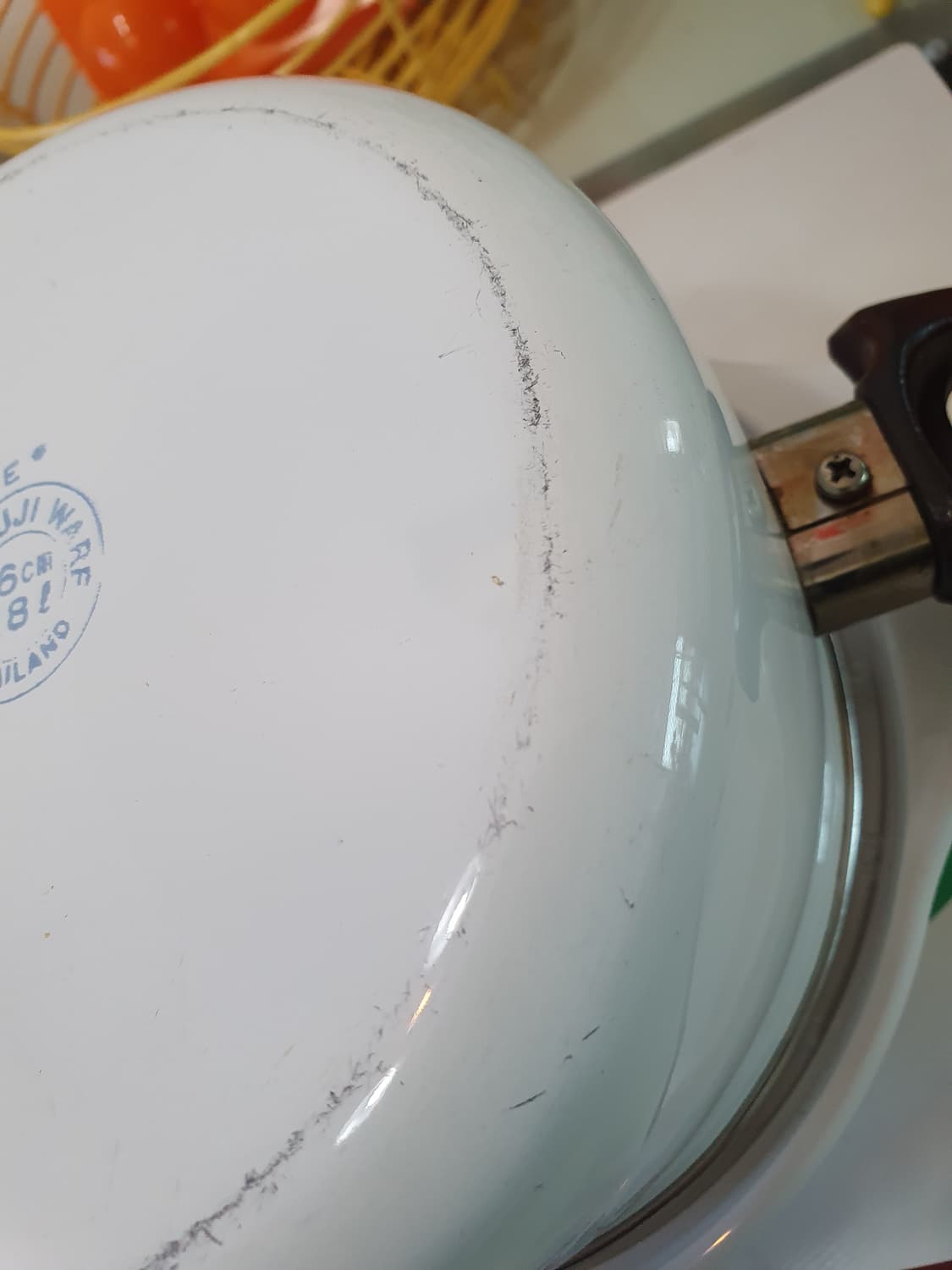 Siam Fuji Ware 꽃무늬 냄비 16cm 상품이미지4