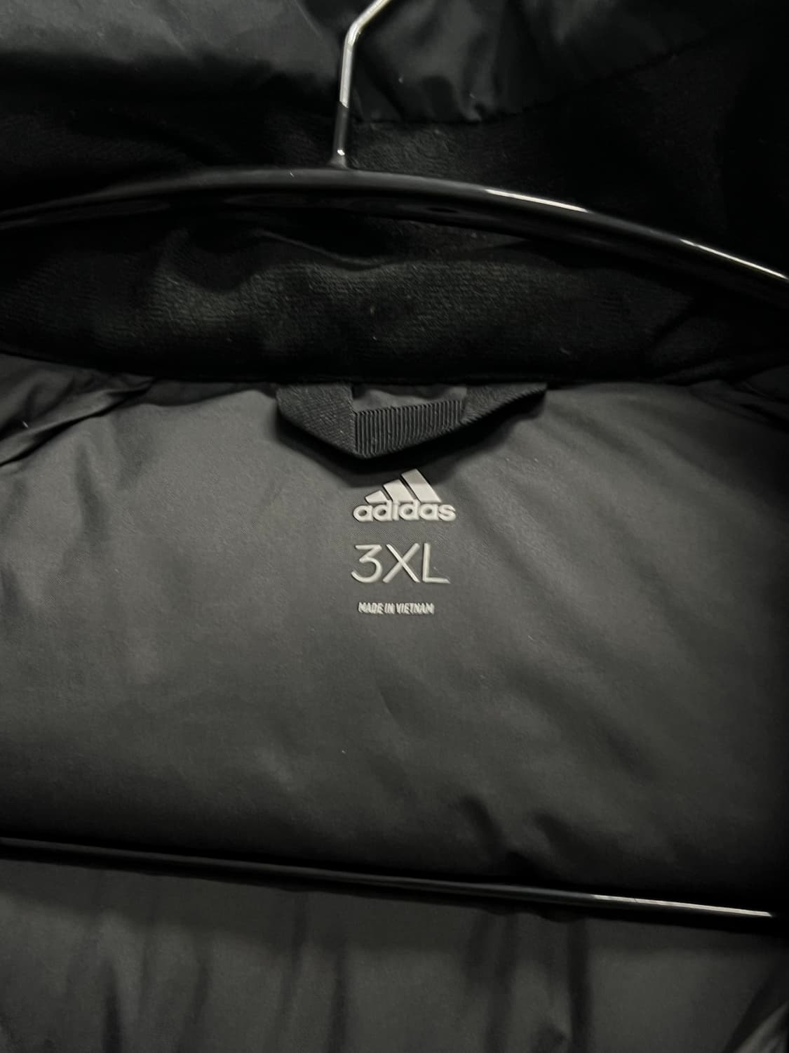 아디다스 삼선 퍼프 다운 숏패딩 자켓 블랙 상품이미지4