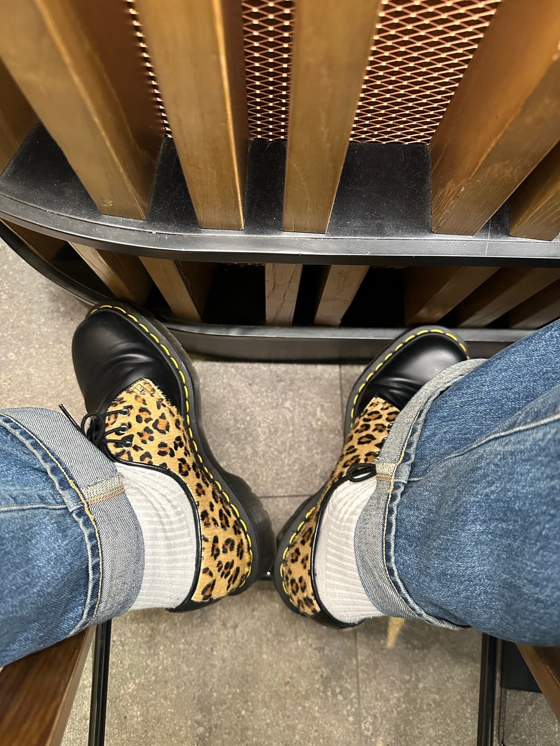 (uk7) 닥터마틴 1461 레오파드 상품이미지5