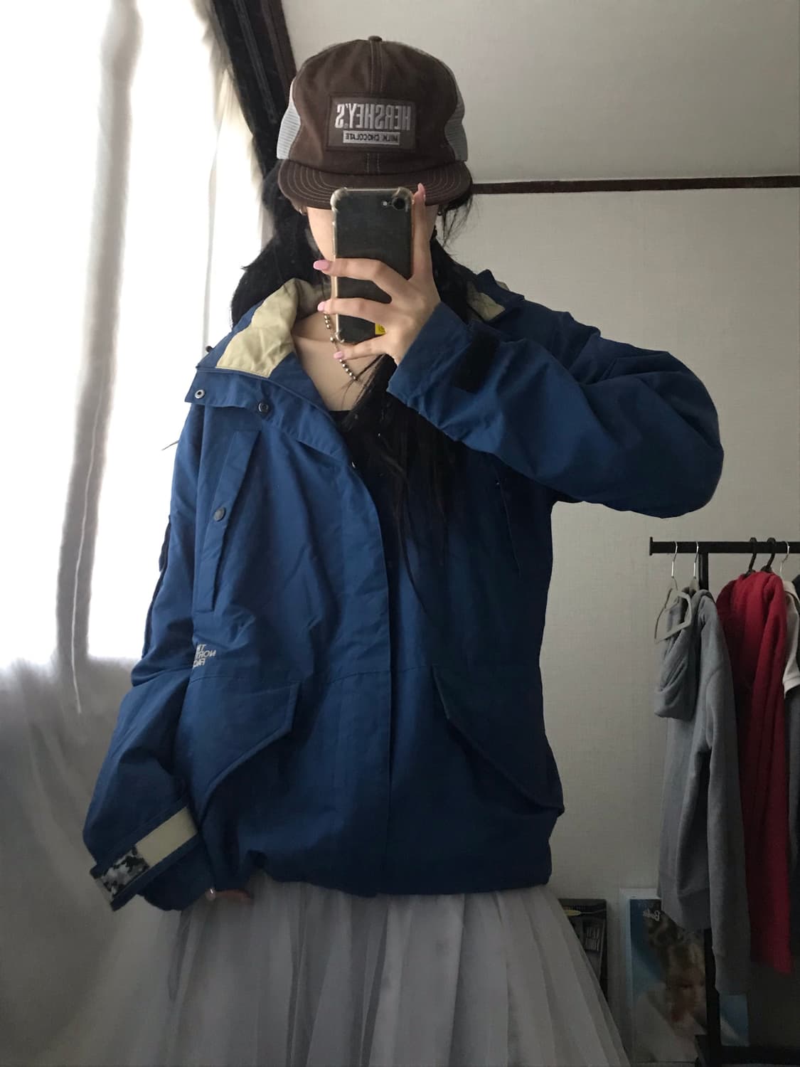 노페 블루 윈드브레이커 상품이미지6
