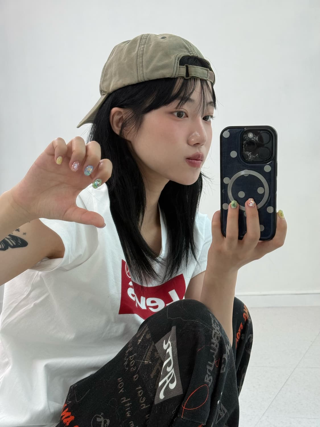 Gap 카키 캡 상품이미지5