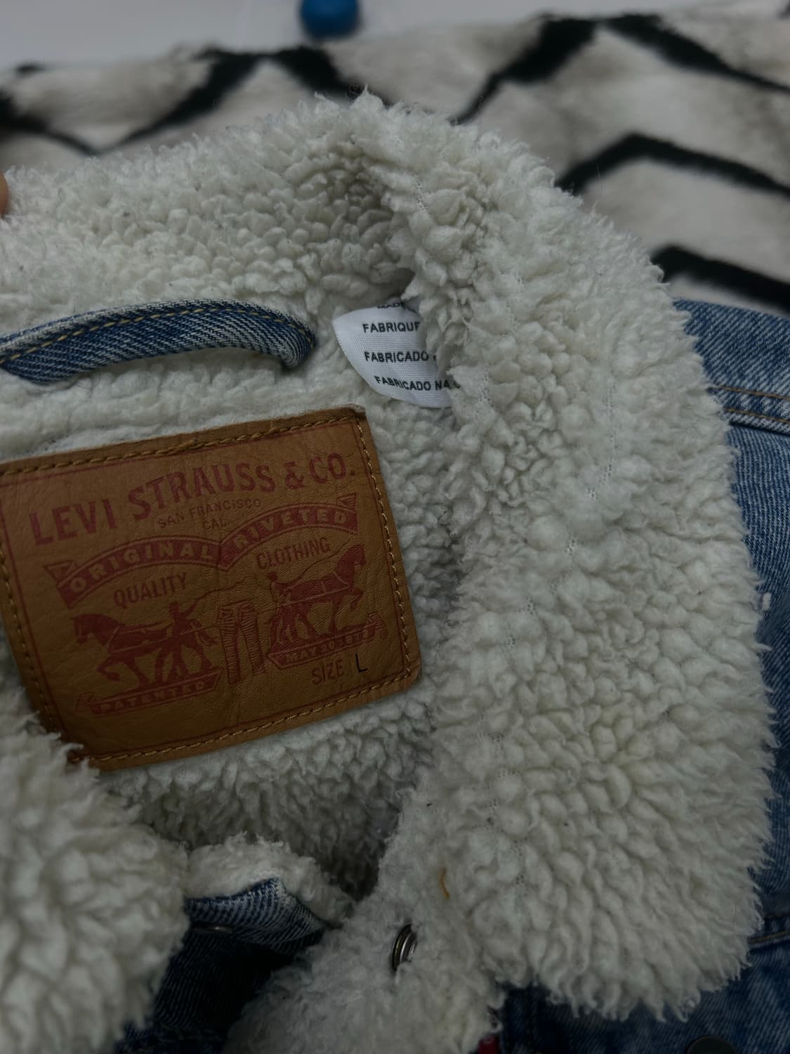 [L]리바이스 쉐르파 데님 트러커 자켓 상품이미지6