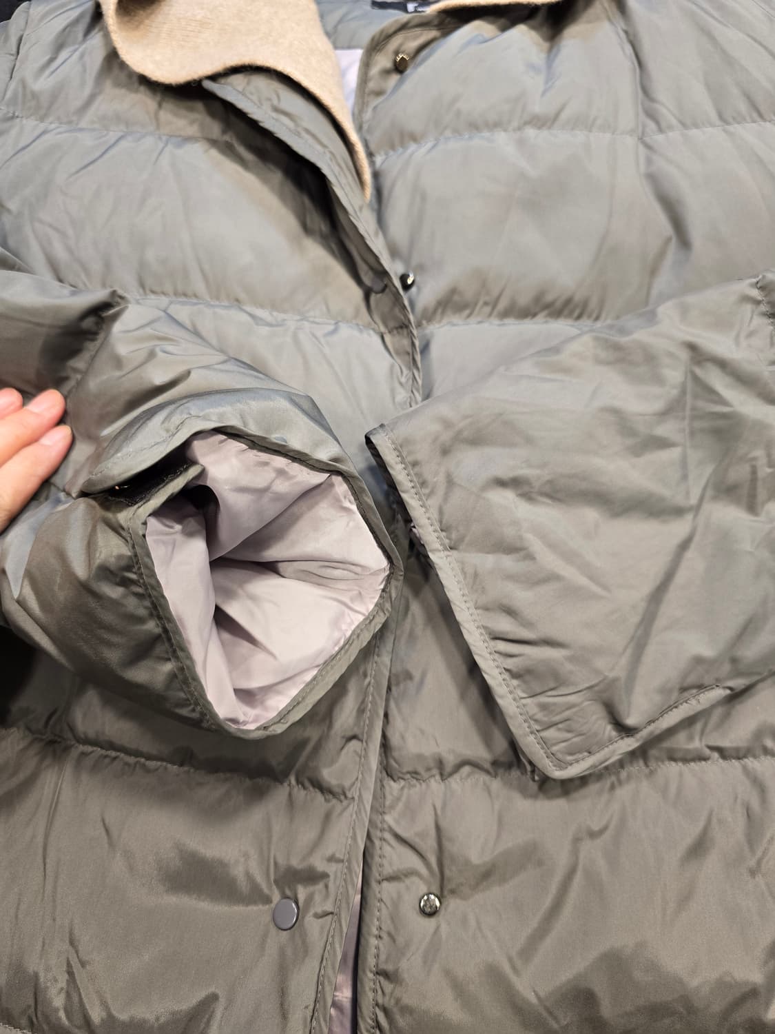 레노마 여성 후드 패딩 구스다운패딩 점퍼 S 상품이미지7