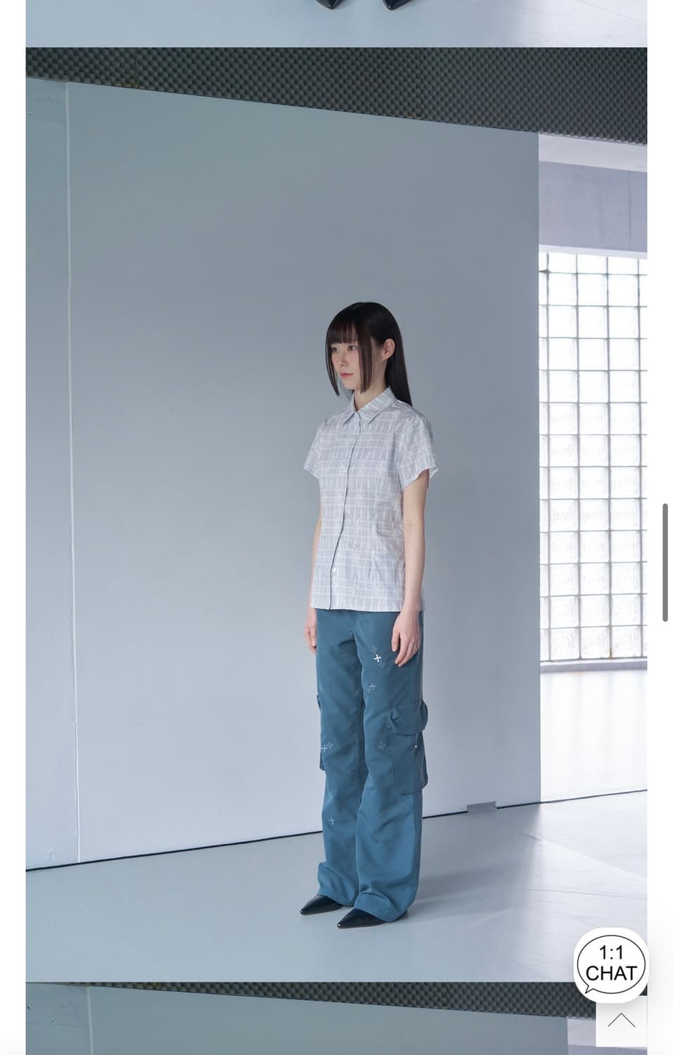 서서 CROSS RAIN EMBROIDERY CARGO PANTS 상품이미지4