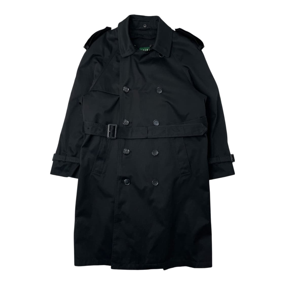 로렌 랄프로렌 여성 블랙 트렌치 코치 상품이미지1