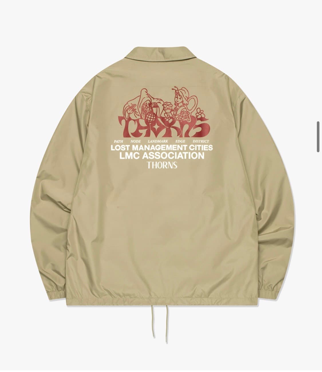 LMC THORNS WIZARD 코치 자켓 베이지 S 새상품 상품이미지2