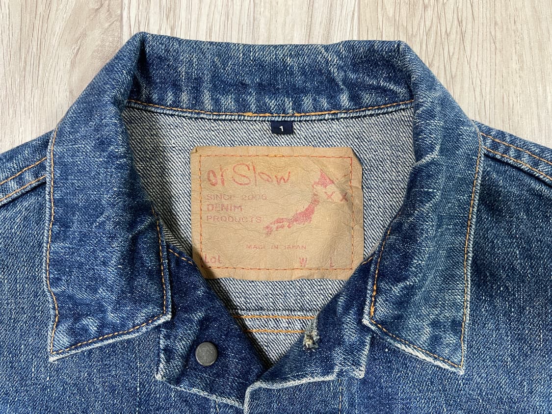 44~55) 60's 복각 오어슬로우 여성 타입3 워싱 데님자켓(일본제) 상품이미지3