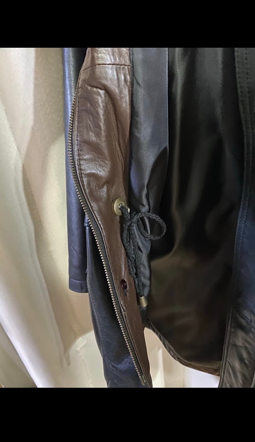 vintage leather parkar 상품이미지3