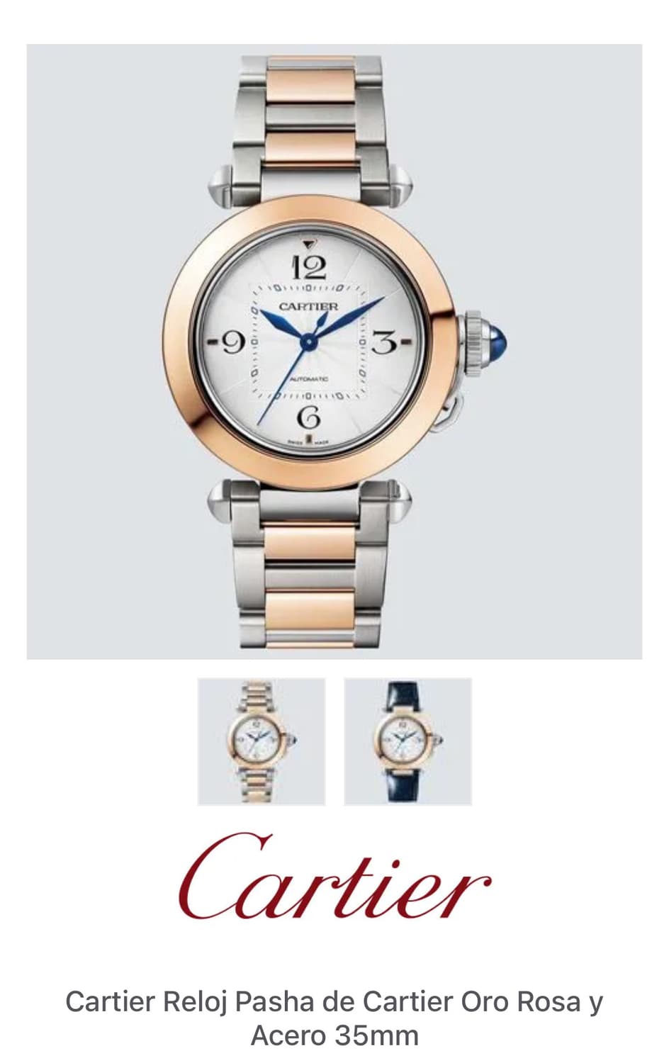 까르띠에 파샤 콤비 상품이미지3