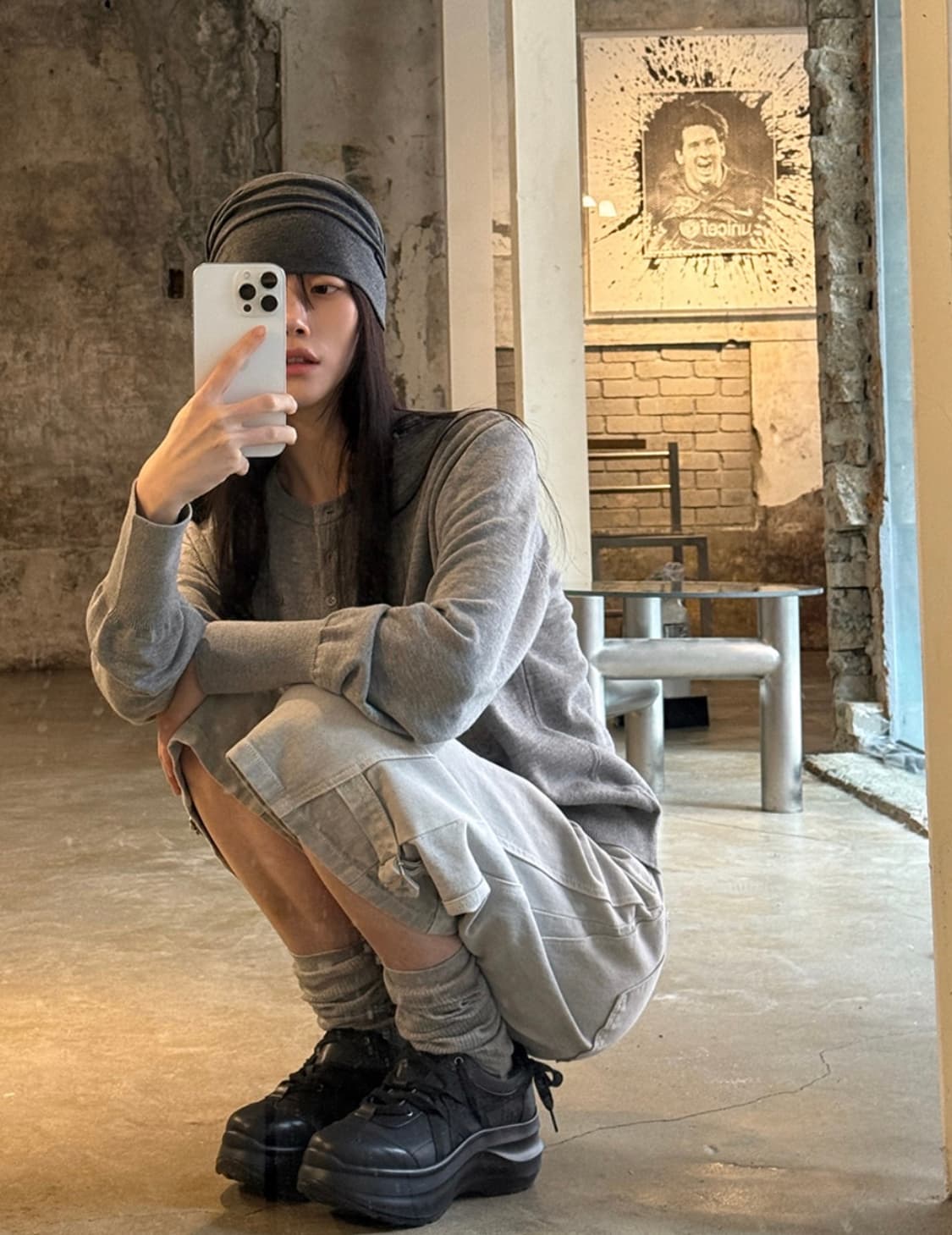 새상품) 쓰리투에이티 플랫폼 스트랩 스니커즈 상품이미지3