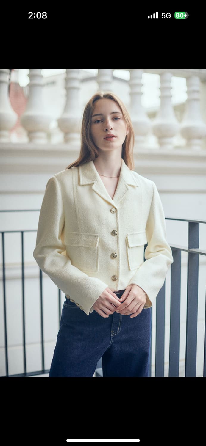 루에브르 트위드자켓 상품이미지2