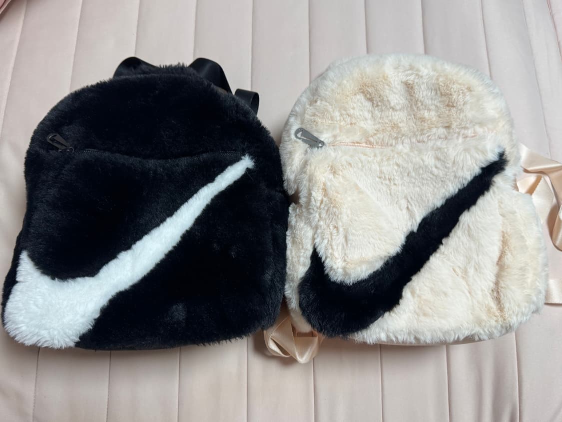 새상품 나이키 퍼 미니 백팩 크림 상품이미지6