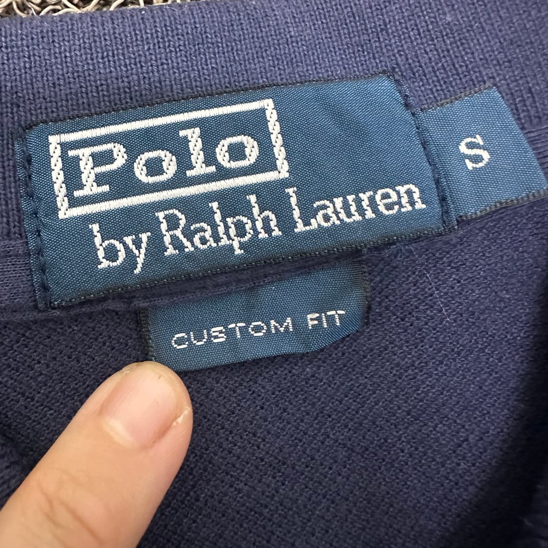 POLO 폴로 랄프로렌 빅포니 카라티 반팔티셔츠 네이비 S 상품이미지4