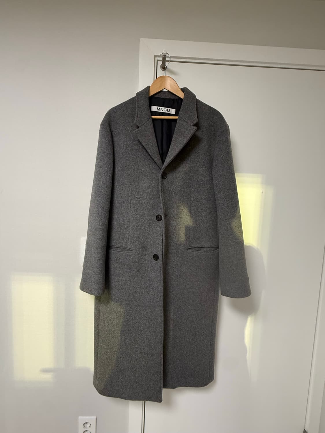 MNGU 체스터필드코트 L 그레이 상품이미지1