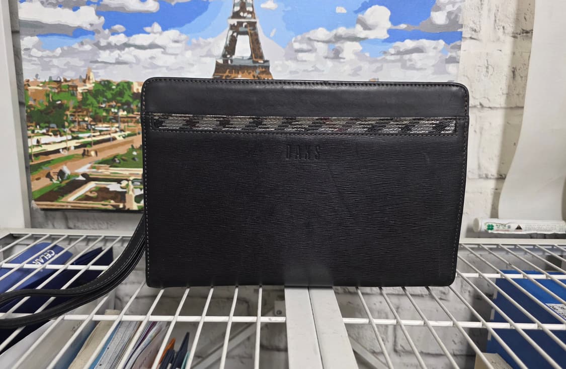 닥스 남성가방 클러치백 한줄체크 맨스백 세컨백 일수가방 BF13 상품이미지1