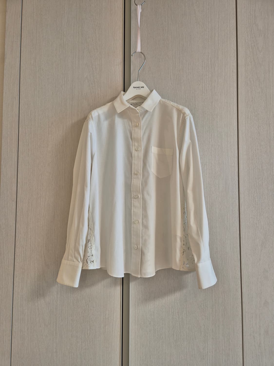 정품 사카이 레이스 셔츠 상품이미지4