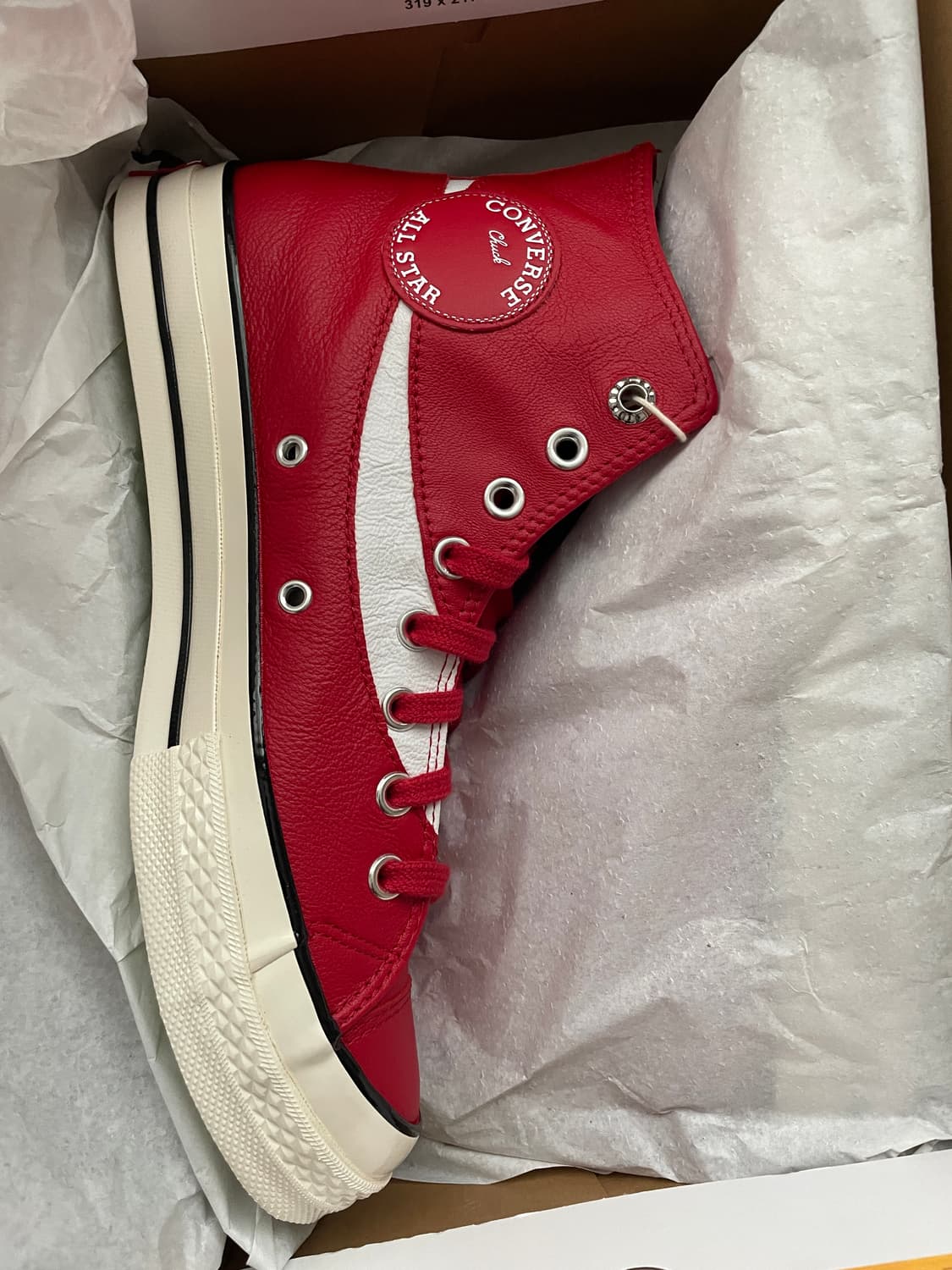 270 컨버스x코카콜라 레더 레이싱레드 상품이미지2