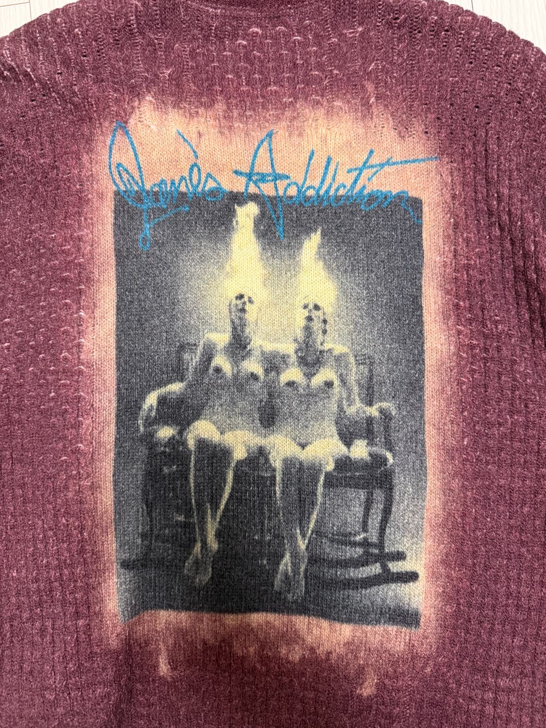 슈프림 제인스어딕션 가디건 S 버건디 상품이미지3