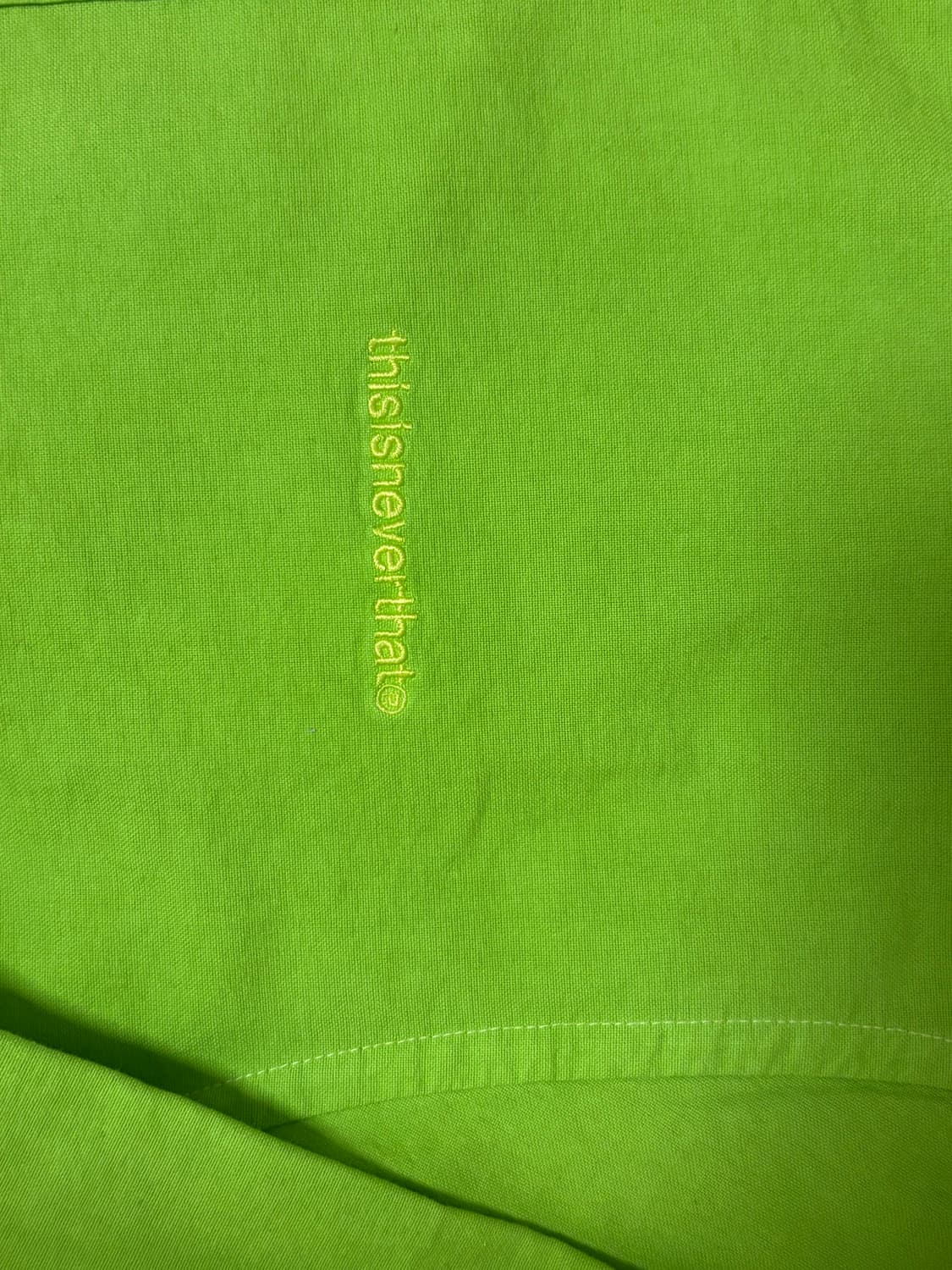 디스이즈네버댓 그린 옥스퍼드 셔츠 상품이미지3