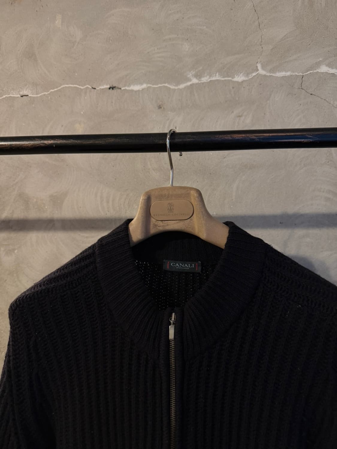 까날리 짚업 가디건 105 상품이미지5