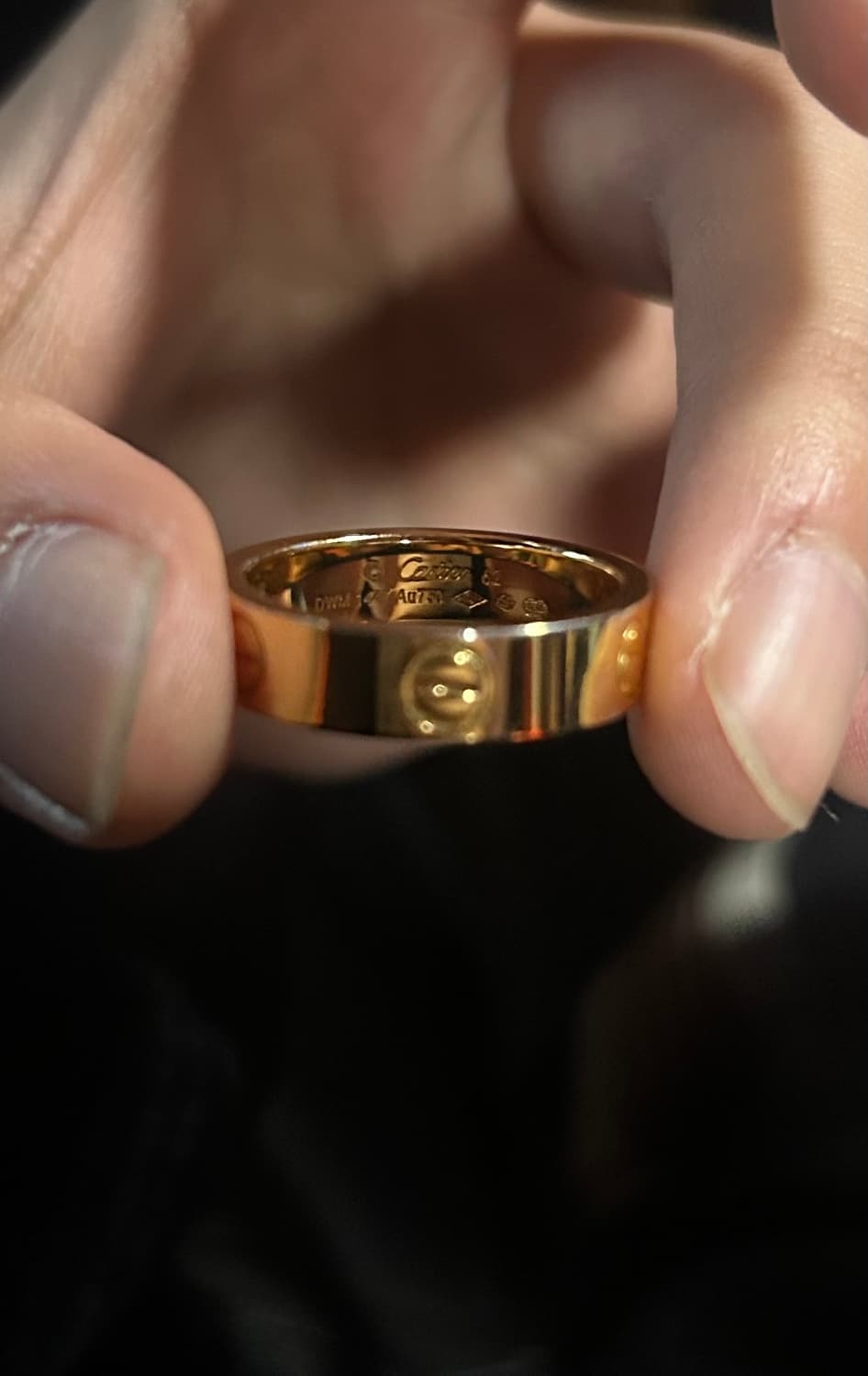 까르띠에 러브링 반지 옐로우 골드 상품이미지2