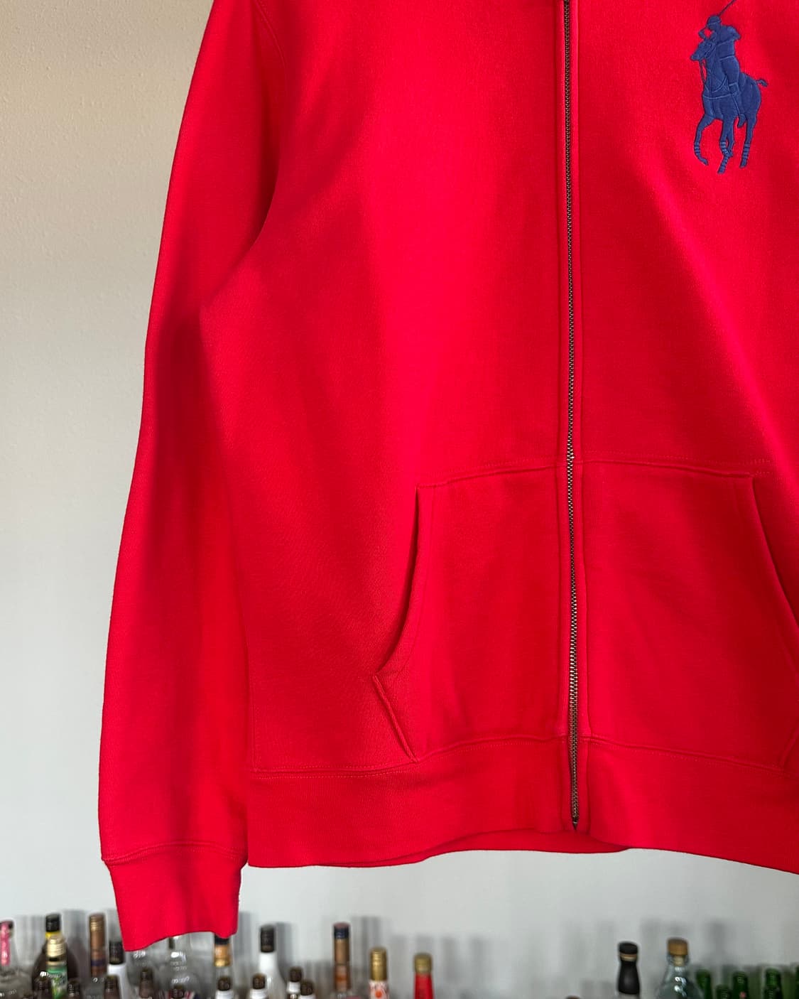 [M]폴로 랄프로렌 빅포니 기모 후드집업 상품이미지4