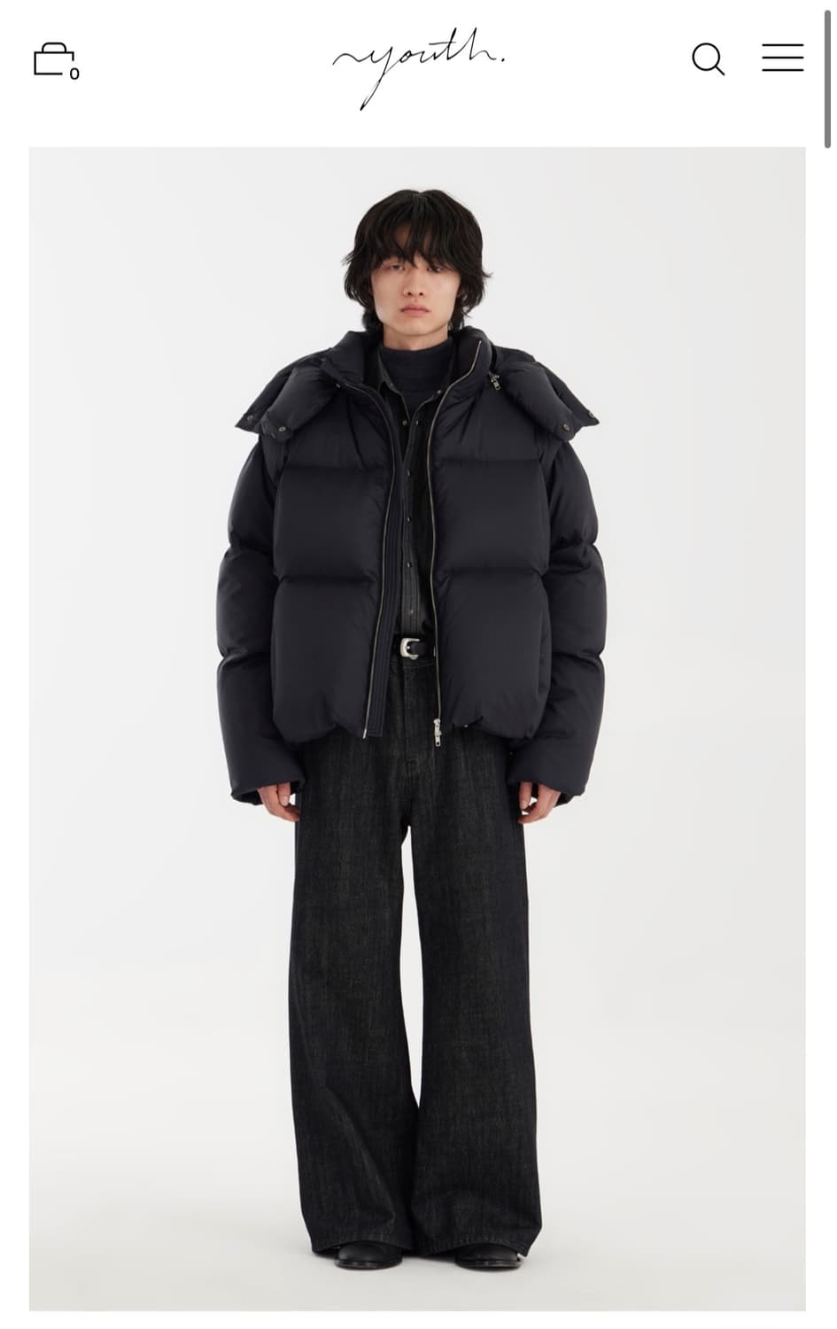 유스 크롬 푸퍼 다운 L 상품이미지1