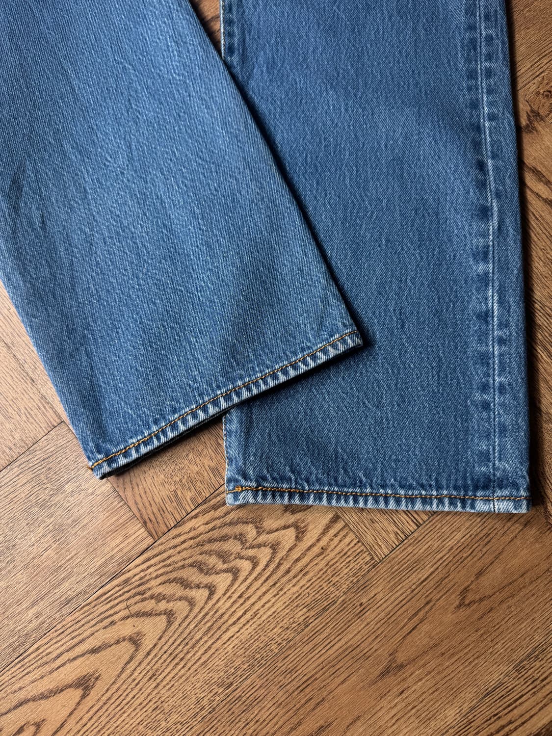 [33]리바이스 501 미디엄블루 스트레이트 데님 팬츠 상품이미지5