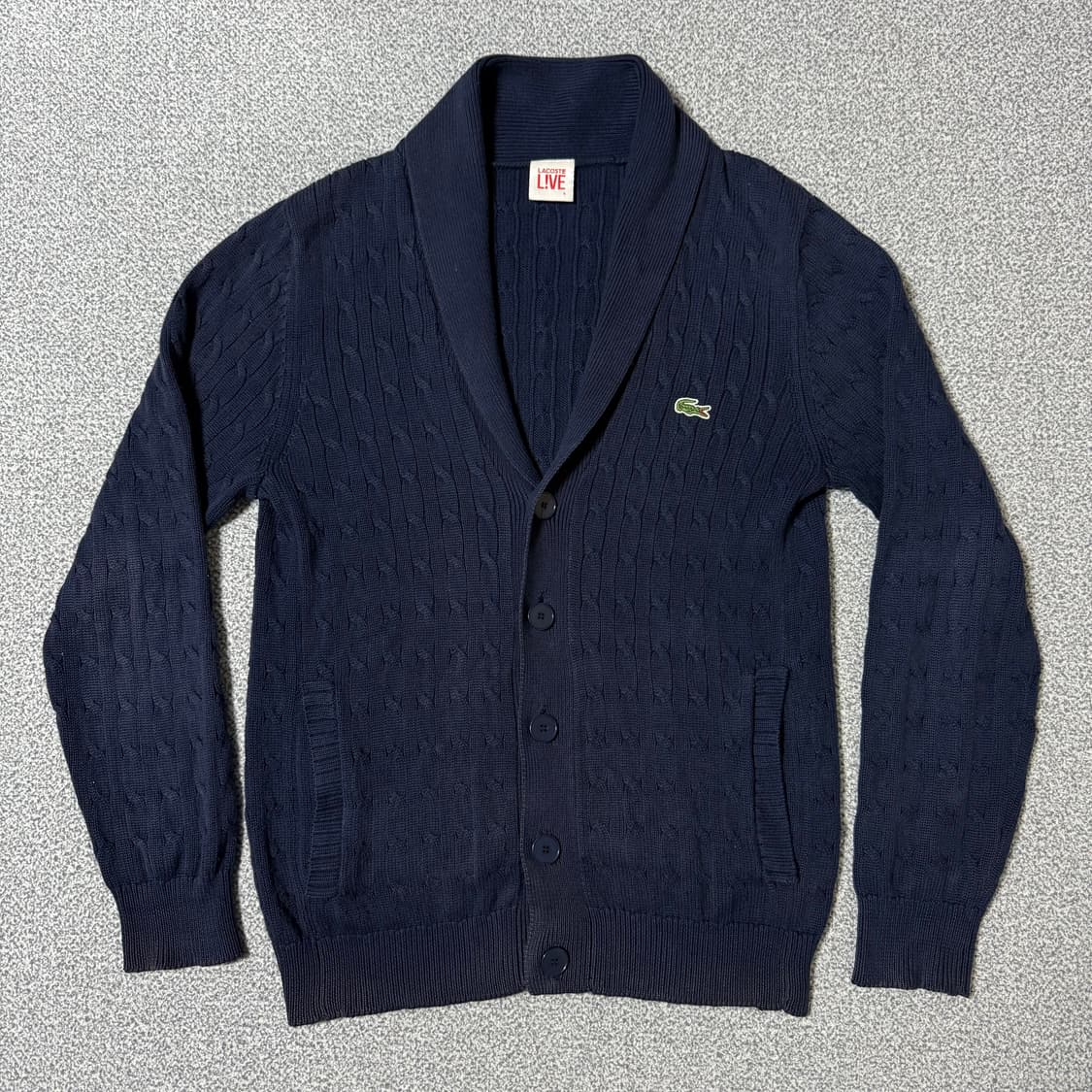 라코스테 숄카라 가디건 4사이즈 상품이미지1