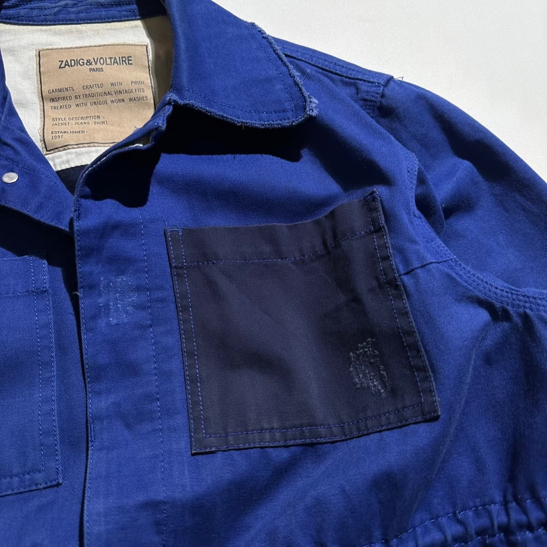 쟈딕 & 볼테르 데님 야상 셔츠 자켓 상품이미지5