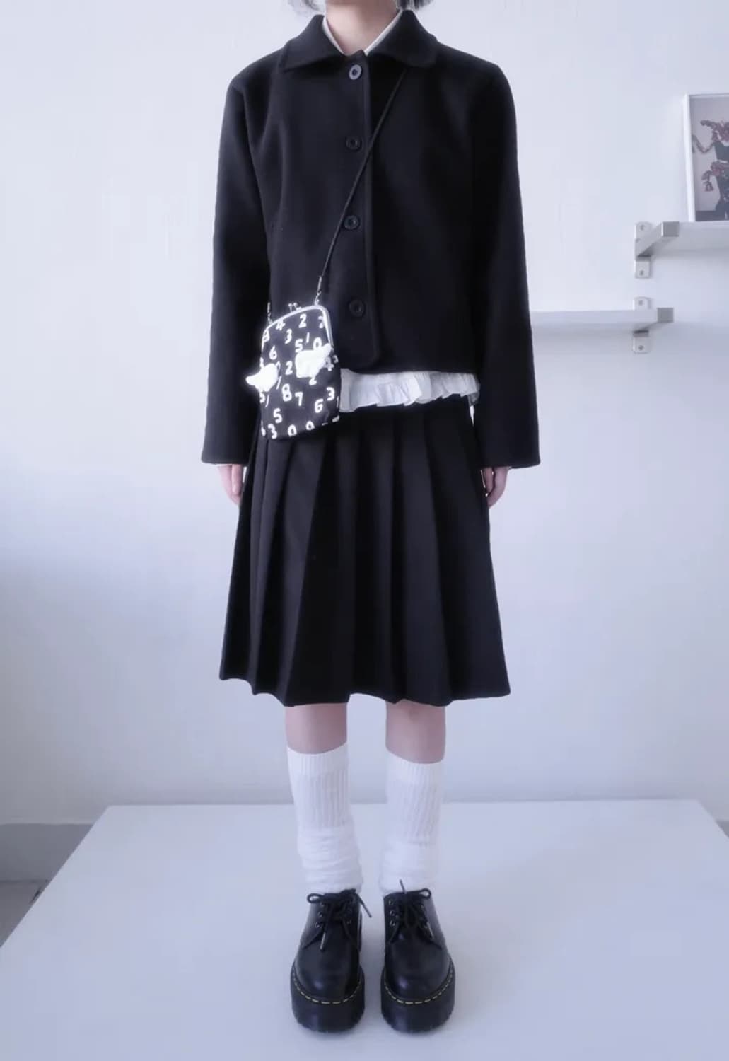 묘랑 마시마로 자켓 숏코트 상품이미지1