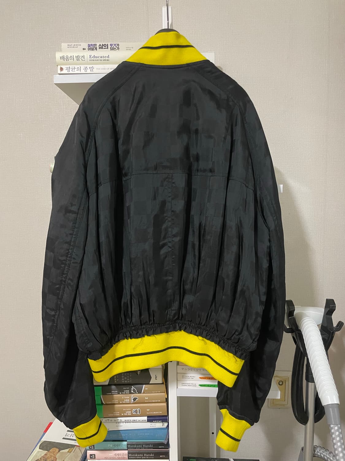 하이더 아커만 17ss 체커보드 실키 봄버 m 상품이미지4