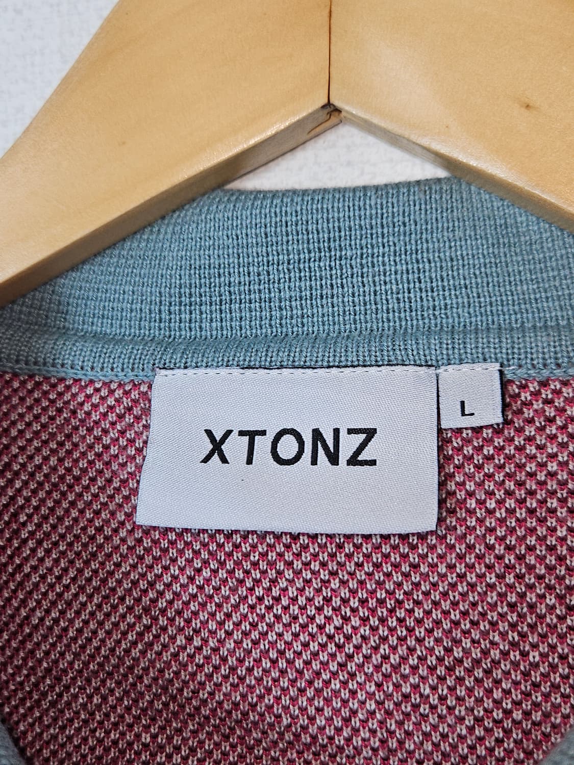 엑스톤즈 XTONZ 카니발 스포츠 니트 폴로 반팔 럭비 카라티 L 상품이미지4