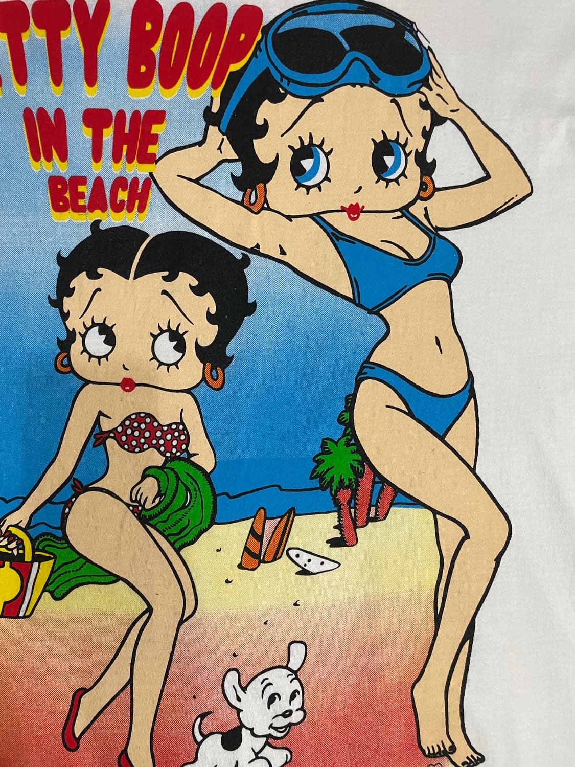 90s USA 빈티지 Betty Boop 베티붑 반팔 티셔츠 상품이미지6