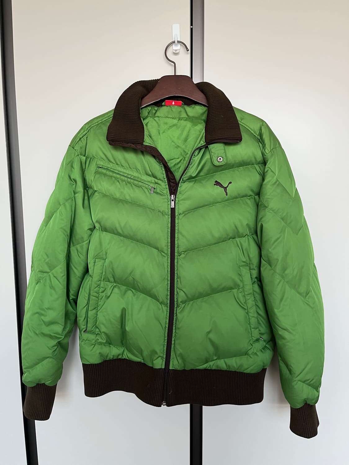 푸마 빈티지 그린 패딩 상품이미지1