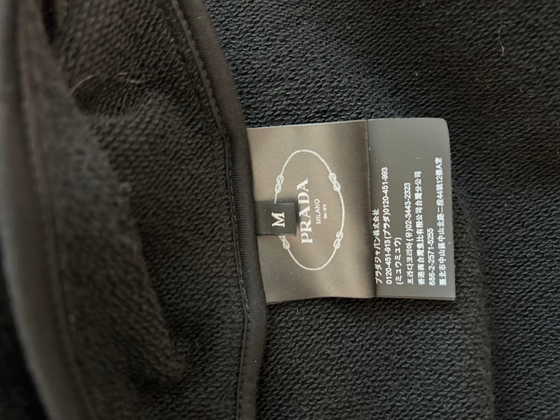 프라다 삼각로고 블랙 후드 자켓 138590 R212 11LN (M) 상품이미지8