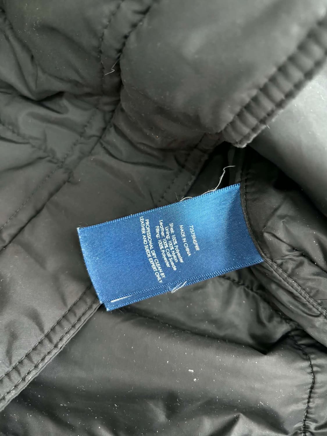 [XL] 폴로 랄프로렌 블랙 퀄팅 유틸리티 자켓 상품이미지4