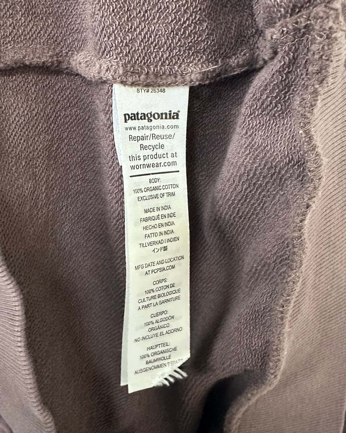 (L)파타고니아 맨투맨-M2153 상품이미지5